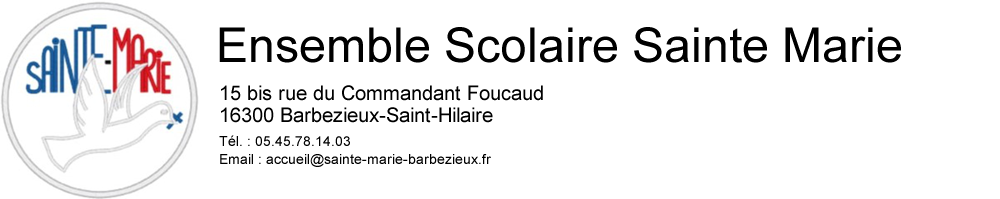 Ensemble Scolaire Sainte Marie Barbezieux